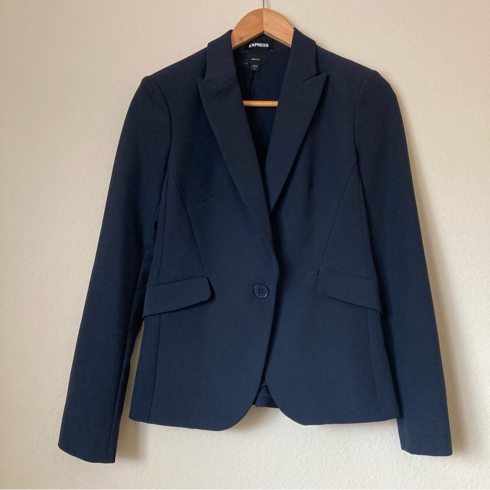 Express Super Soft Twill Blazer - Picture 2 of 6